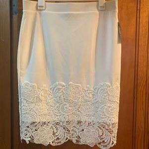 NWT white skirt